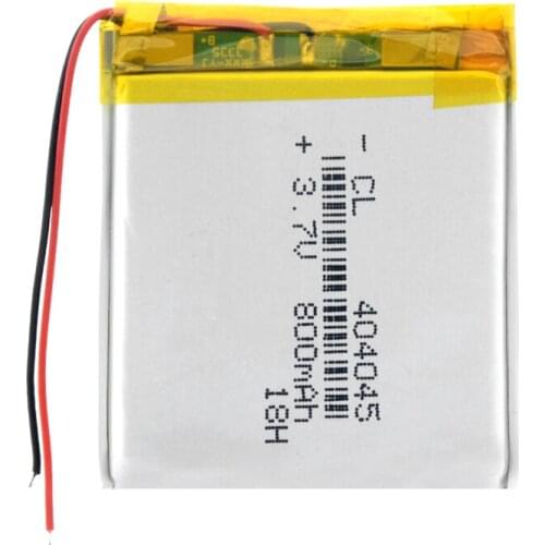 404045 3.7V 404045 800mAh Li-Po Battery Rechargeable Lithium Li-ion Batteries For E-book LED Light Power Bank