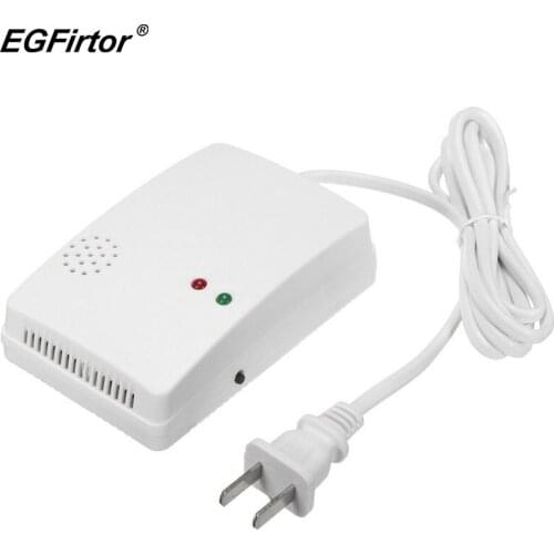 433MHz Wireless Frequency LPG LNG Natural Gas Detector Sensor For GSM Burglar Alarm System