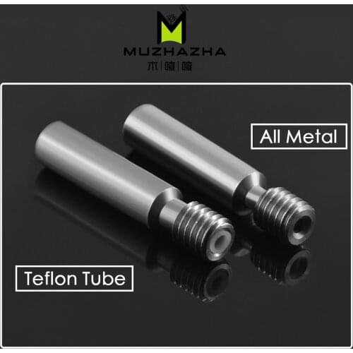 5PCS/lot MK8 M6 Throat with 6*30mm Stainless Steel Thread Longer Feeding 1.75mm Filament 3D Printers Parts