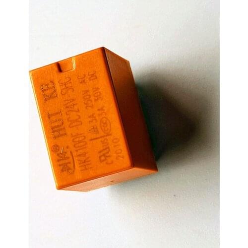 5pcs Relay hk4100f-dc12v-shg hk4100f-dc5v-shg 6-pin 3A 3V / 9V / 24V DIY circuit board module