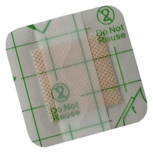 50pcs 38X38MM Waterproof Transparent Tape PU Film Adhesive Plaster Wound Dressing Fixation Tape First Aid
