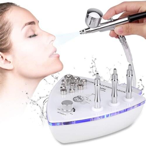 Diamond Microdermabrasion Machine With Spray Gun Water Spray Vacuum Suction Exfoliation Facial Massage