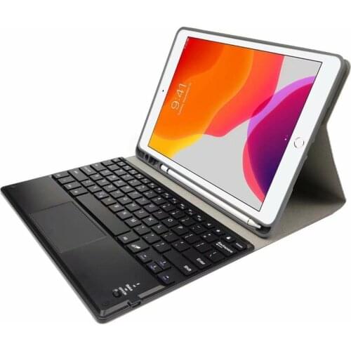 For ipad 10.2 Tablet PC Bluetooth Keyboard Touch Mouse Wireless Keyboard Cover Detachable case with keyboard for ipad 2019