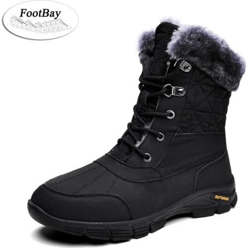 Мужские зимние ботинки FOOTBAY China At AliExpress