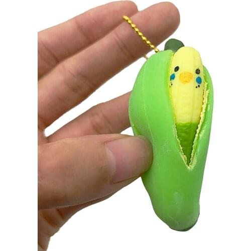 Fidget Toys Kawaii Squishy Antistress Toys For Adults Girls Banana Keychain Womens Bag Cute Stress Soft Gift Squeeze Autism