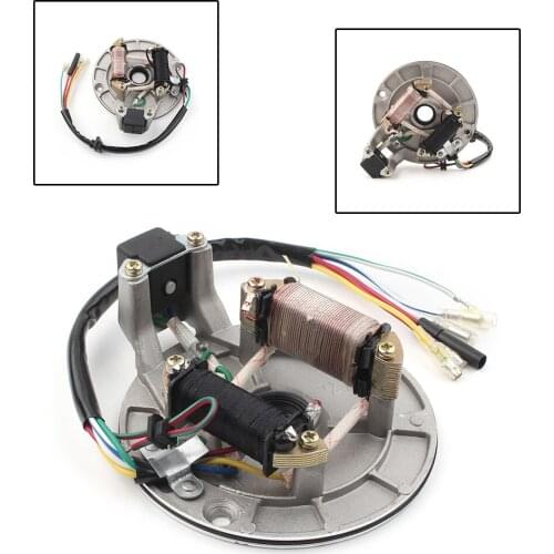Magneto Stator Plate 70cc 90cc 110cc 125cc Dirt Bike ATV Go Kart Chinese 2 Coil