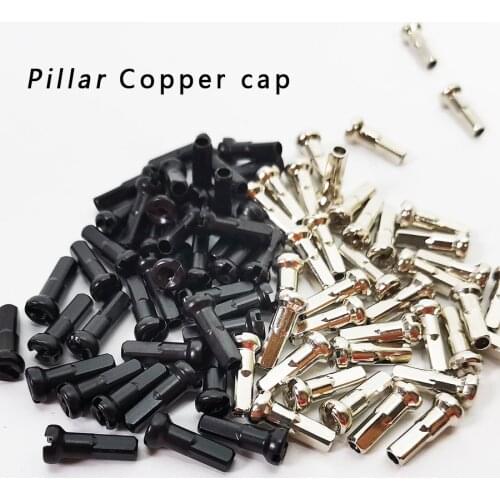 14G Genuine Taiwan Xieda Pilla Copper Cap 12mm 14mm 16mm High Strength Silver Black Highway Mountain Bike Spoke Cap