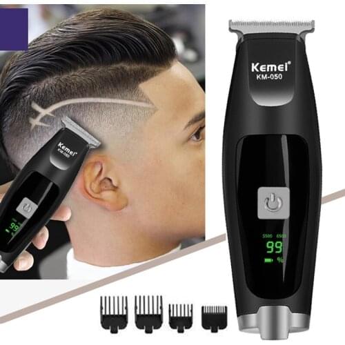 Mens Electric Hair Clipper Rechargeable Barber Beard Trimmer Rechargeable Hair Cutting Machine for Men Low Noise Adult Hair Cut