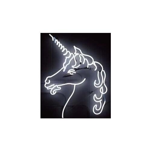 NEON SIGN for sheep Horned horse Angel REAL GLASS BEER BAR PUB display Light Signs Signboard Store Shops 19*15"