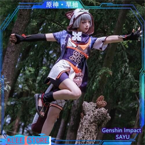 Anime Game Genshin Impact’S New COSPLAY SAYU Costume Restores The Character Design Of Project, Soft And Cute Tail Decoration