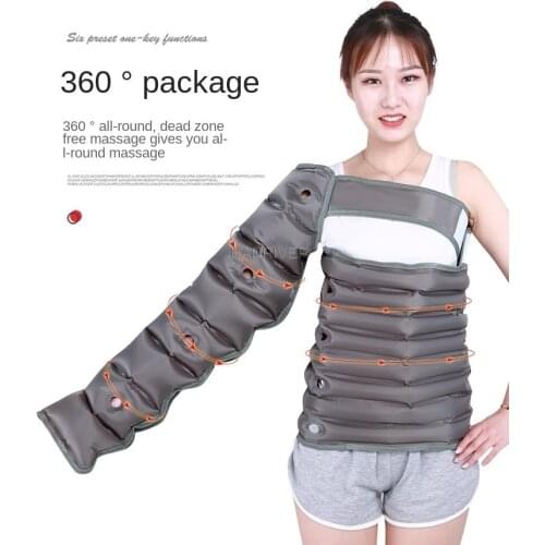 Air wave pressure pneumatic pressure arm leg massager eight cavity inflatable balloon massage apparatus