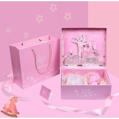 Valentines Day Gift Box Decoration Romantic Storage Dreamy Girlish Exquisite Party Packaging Festival Suppiles Wholesale New