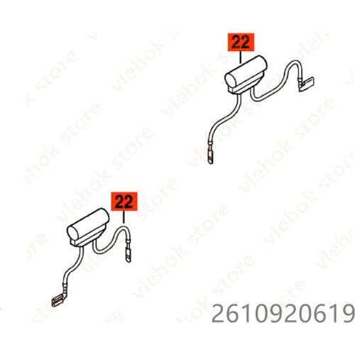 Suppression Filter for BOSCH GSS140A GSS160-1A GSS1400 GSS140-1A GSS1400A 2610920619 Orbital Sander Power Tool Accessories TOOL