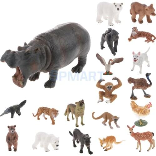 Realistic Wildlife Wild/Zoo/Farm/Ocean Animal Figurine Model Action Figure Kid Toy Gift