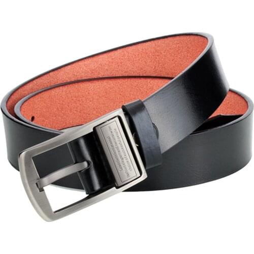 Vintage Belt Fashion Man Faux Leather Belt Strap Alloy Pin Buckle Pants Waistband Gift High Quality Formal Business Accessories