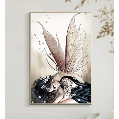 Paint by number art painting by numbers Hand-painted flowers and beauty home corridor decorative painting