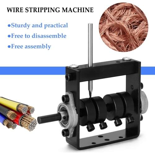 Manual Wire Stripping Machine Scrap Cable Peeling Machines Stripper for 1~30mm Utility Hand Tool Can Connect Electric Drill