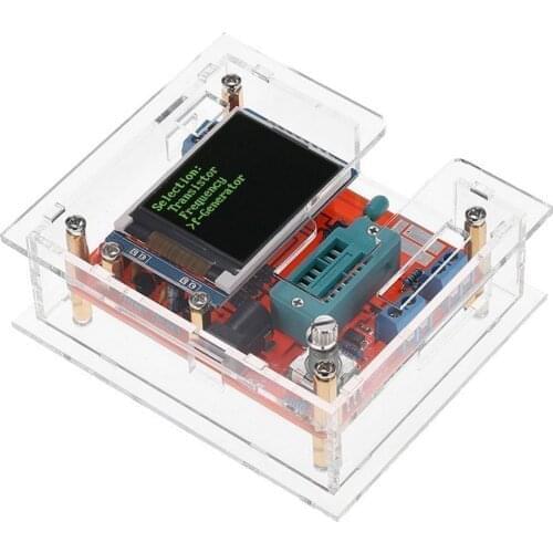 GM328 Transistor Tester Multi-use Digital Multimeters Diode Capacitance Voltage Probe Auto Ranging PWM Square Wave Signal Meter