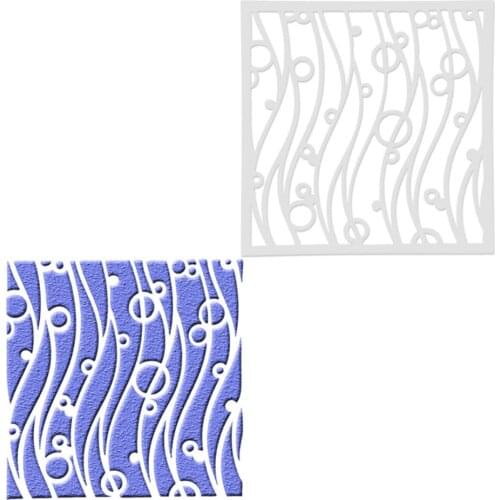 10pcs/lot 13x13cm Christmas Cake Stencil Mold Cake Decorating Tools Baking Moulds Wall Painting Album Embossing DIY Craft Tool