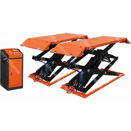 3Ton Full rise scissor car lift with CE Portable hydraulic scissor car lift automobile elevator small garage lifter car hoist
