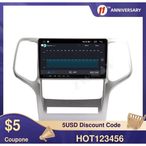 Android 10.0 Car Radio GPS Navigator Unit For JEEP Cherokee 2008-2013 Car Multimedia Player Auto Stereo Head Unit Radio Recorder