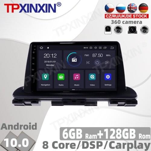 6+128GB Android 10 PX6 For Kia Forte 2018 - 2020 Car Radio accessories Multimedia Video Player Navigation GPS Auto 2din No DVD