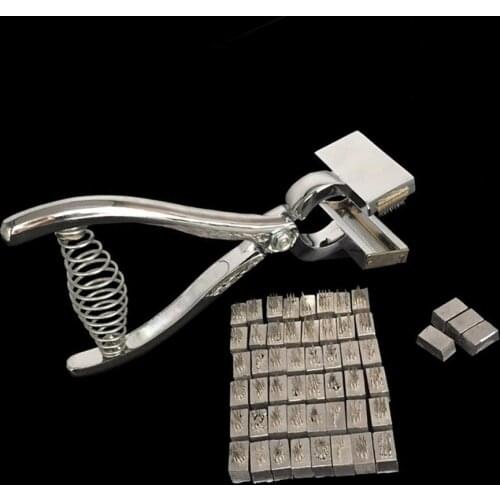 1 Set Rabbit Ear Tag Pliers Animal Ear Tattoo Clamp Sheep Pig Dog Identification Piercing Needle Mark Equipment Prick Plier