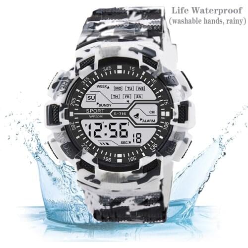 ISHOWTIENDA Camouflage Watch
