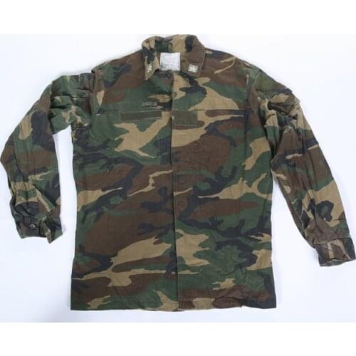 Military shirt men camouflage colored Italian army original