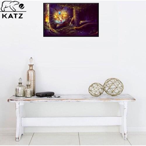 Fairy Cat Diamond Painting Magic Embroidery Crossing Diy Animal Painted Mosaic Art Gift Embroidery Home Decoration
