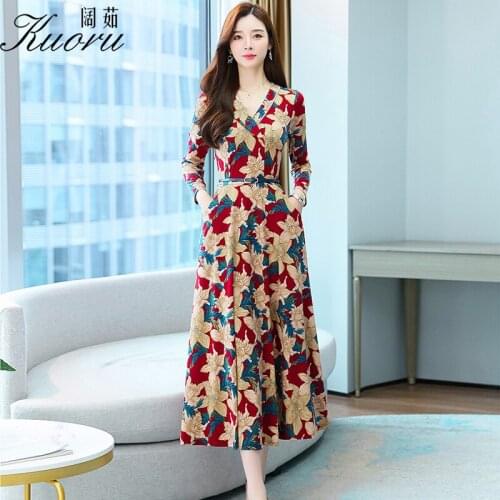 Модные трикотажные платья Kuoru China At AliExpress