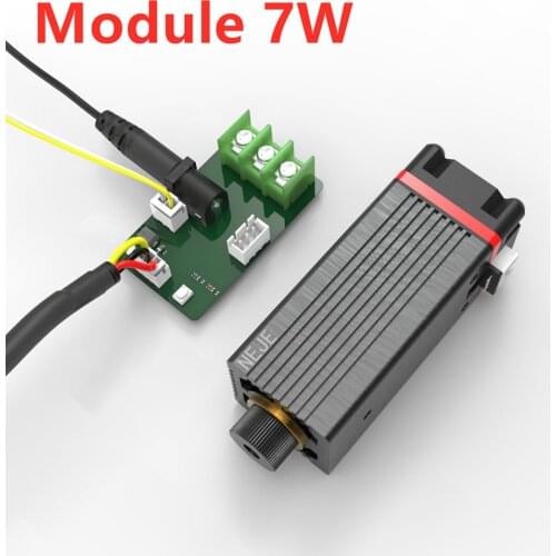 450nm Professional 7W Laser Engraving Module Blue Light With TTL / PWM Modulation For Laser Cutting Machine,CNC, DIY laser