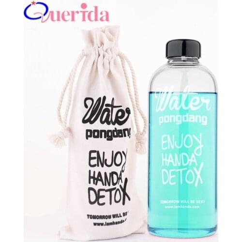 Fashion Big Capacity High Borosilicate Glass Cup Thickened Sealing Fruit Juice Drink Water Cup For Girls Student Office Gifts