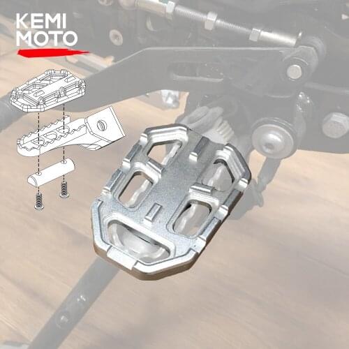Motorcycle Billet MX Wide Foot Pegs Pedals Rest Footpeg for BMW R1200GS R1200 GS R 1200 GS 2013-2018