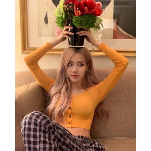 Korean Celebrity Fresh sweet Short long sleeve hoodies women streetwear clothes kpop korean girls kawaii knitting sweatshirts