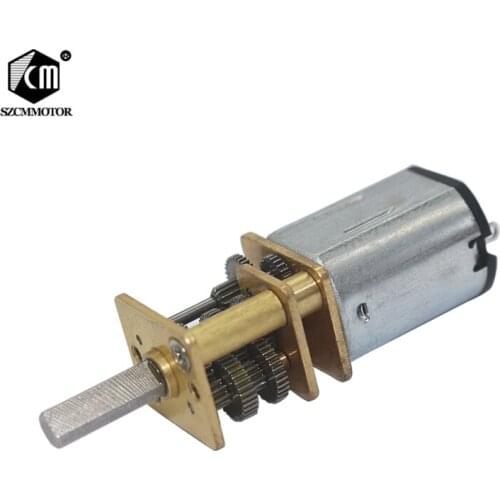 Whosale 10pcs N20 DC 3V 7.5RPM to 1500RPM Mini Metal Gear Motor with Gearwheel 3mm Shaft Diameter for Model Robot