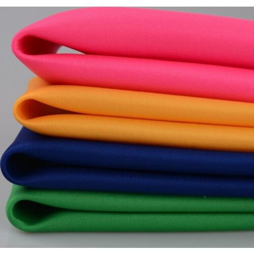 Warp Knitted Scuba Dress Fabric 2mm Air layer 92%Polyester 8% Spandex Good Drapery for Skirt Dress Coat
