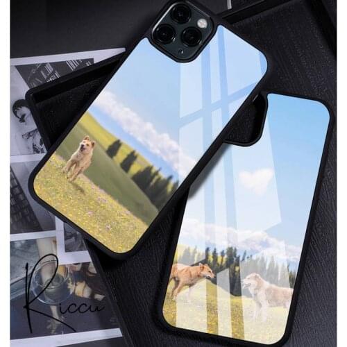 Dogs and wolves in nature Phone Case Rubber for iPhone 12 11 Pro Max XS 8 7 6 6S Plus X 5S SE 2020 XR 12 Mini case