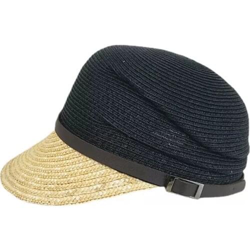 Fibonacci New Straw Hat Visor Sun Cap Women Sun Equestrian Cap Sun Hat Adjustable Beach Hat Kuntucky Derby Summer Hat