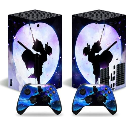 Moon Style Skin Sticker Decal Cover for Xbox Series X Console and 2 Controllers Xbox Series X Skin Sticker Viny 1