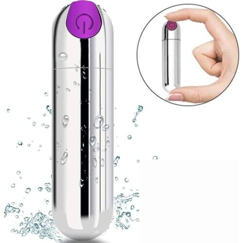 USB Charge Mini Powerful Bullet Vibrator 10 Speed G-spot Nipple Clitoris Stimulator Full Body Massager Wand Sex Toys for Women