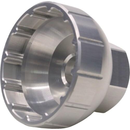 Bike 12 Notch 46mm Bottom Bracket Install Remover Tool Compatible with Dub - Fit 46mm External Threaded BB Cups Removing Tool