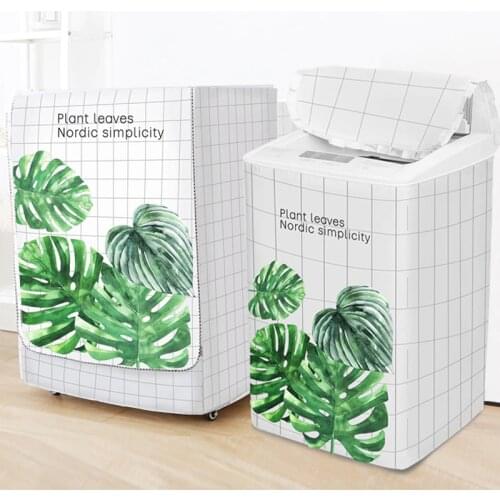 Waterproof Washing Machine Cover Extra Large Size Sunscreen Dust Washing Machine Case With Zipper Design