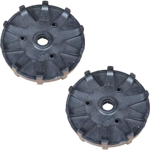 1 Pair Go Kart Karting Tracks UTV Buggy Quad Snowmobile Rear ATV Snow Sand Track Wheels Accessories