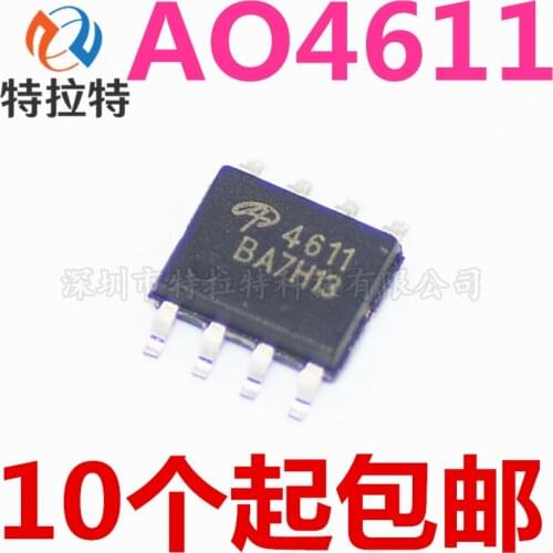 10pcs/lot )100% New AO4611 AO4612 AO4613 AO4614 AO4615 AO4616 AO4618 AO4619 AO4620 AO4622 sop-8 Chipset