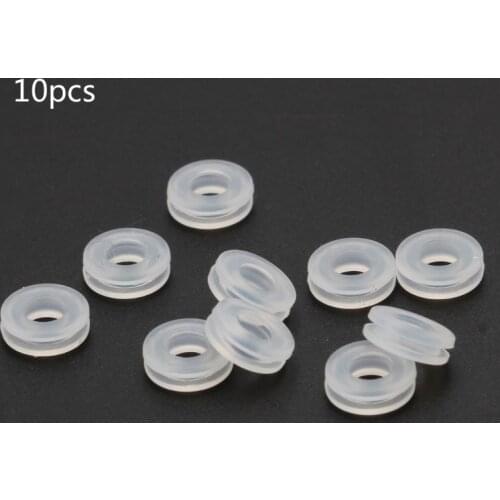10Pcs Comfort Pads for Clip On Earrings Anti-Pain Silicone Earring Ring Cushion