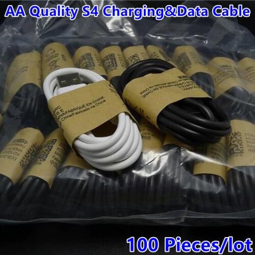 100Pcs/Lot Wholesale Phone Charging Cable Micro USB Data Line Universal Android Phone Cord For Samsung S4 S5 S6 Huawei Xiaomi