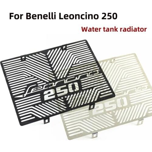 For Benelli Leoncino 250 Modified pieces 1 Pcs Motorcycle Accessories Radiator Grille Guard Cover Protector Fuel Tank
