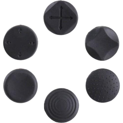 Bevigac 6PCS Silicone Thumbstick Grip Cap Joystick Analog Protective Cover Case For Sony PlayStation Psvita PS Vita 1000 2000