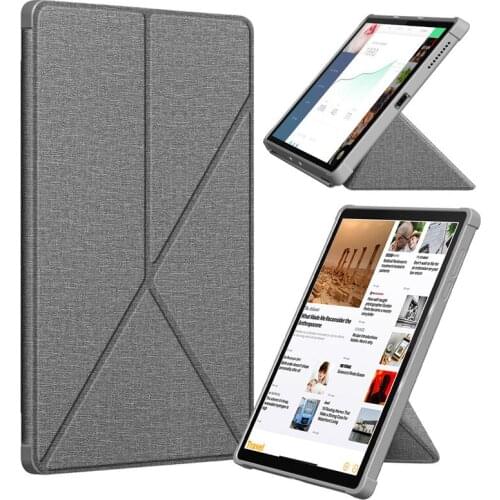 For Lenovo Tab M10 HD Case 2nd Gen Fabric Soft TPU Back Magnetic Stand Smart Tablet Funda For Lenovo Tab M10 HD tb x306f x306x